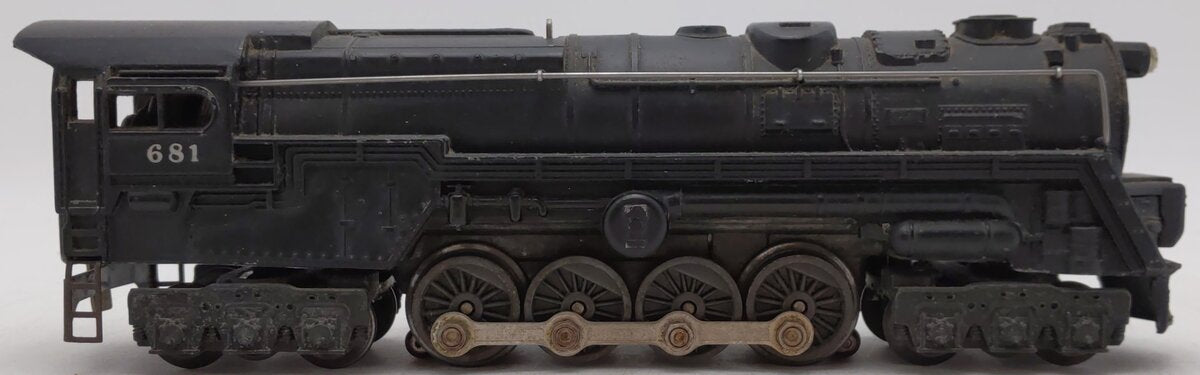 Lionel 681 Vintage O 6-8-6 Die-Cast S2 Steam Turbine Locomotive VG