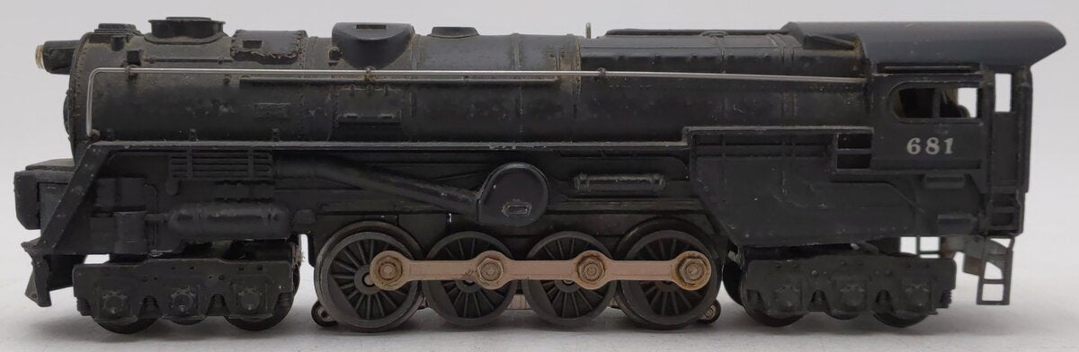 Lionel 681 Vintage O 6-8-6 Die-Cast S2 Steam Turbine Locomotive VG