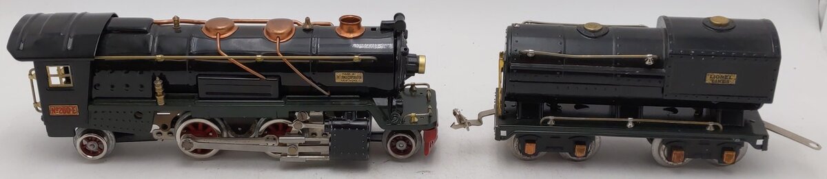 Lionel 260E Vintage O Prewar 2-4-2 Tinplate Steam Locomotive w/ 260T Tender EX