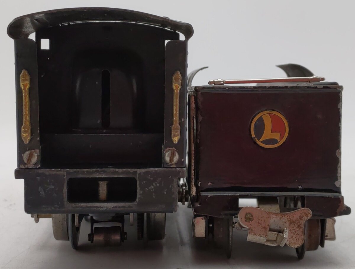 Lionel 257 Vintage O Prewar 2-4-0 Steam Locomotive & Tender VG