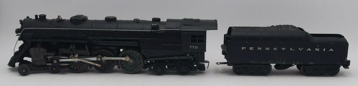 Lionel 773 Vintage O 4-6-4 Hudson Steam Locomotive w/ 2671w Tender- 1964 Version VG
