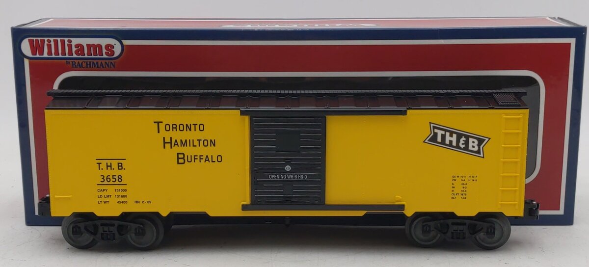 Williams 47071 O Toronto Hamilton & Buffalo 40' Boxcar #3658