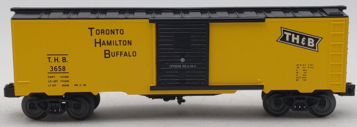 Williams 47071 O Toronto Hamilton & Buffalo 40' Boxcar #3658
