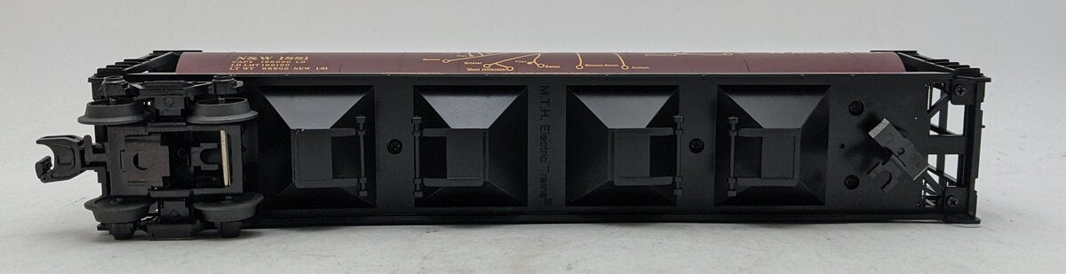 MTH 30-75228 Norfolk & Western 4-Bay Cylindrical Hopper Car VG/Box