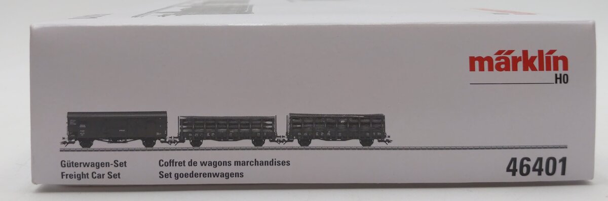 Marklin 46401 HO German Imperial Railroad DR Era II Freight Car Set - 3-Rail