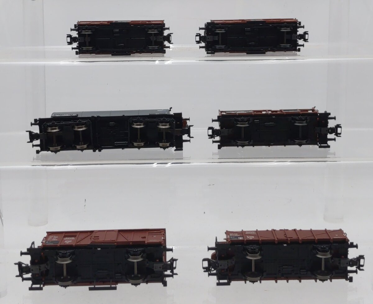 Marklin 46094 HO Scale German Imperial Railway 6 Car Freight Set