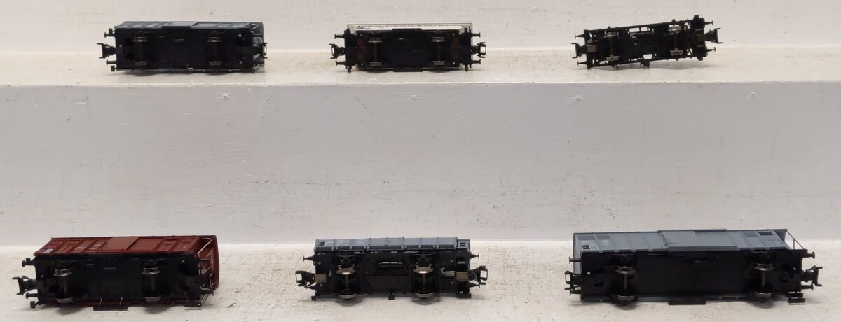 Marklin 46520 HO Swiss Federal Railways Freight Car Set (Pack of 6)