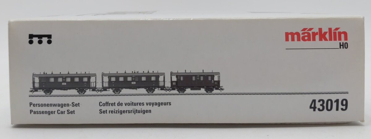 Marklin 43019 Exclusive DRG 3 Car Passenger Set
