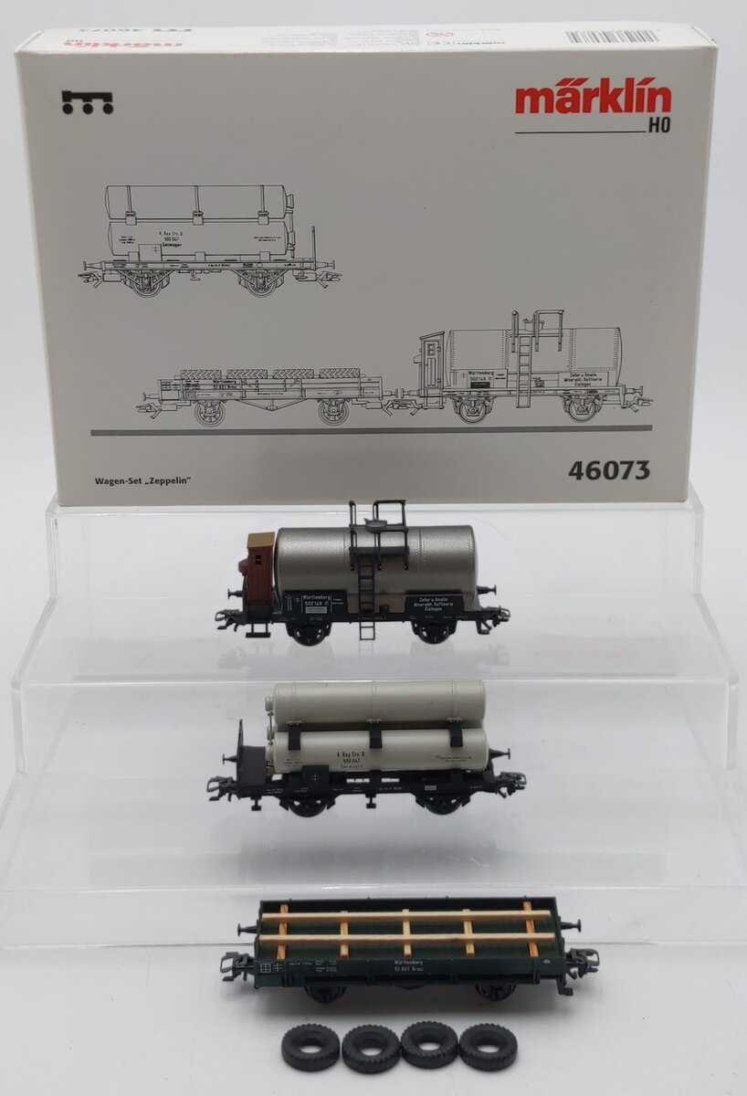 Marklin 46073 HO Scale “Zeppelin“ Car Set EX/Box