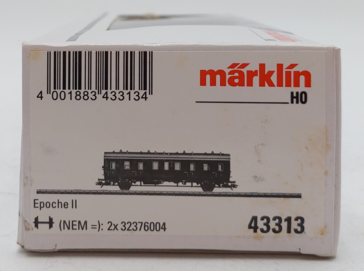 Marklin 43313 German Imperial Railway 3rd Class Compartment Car