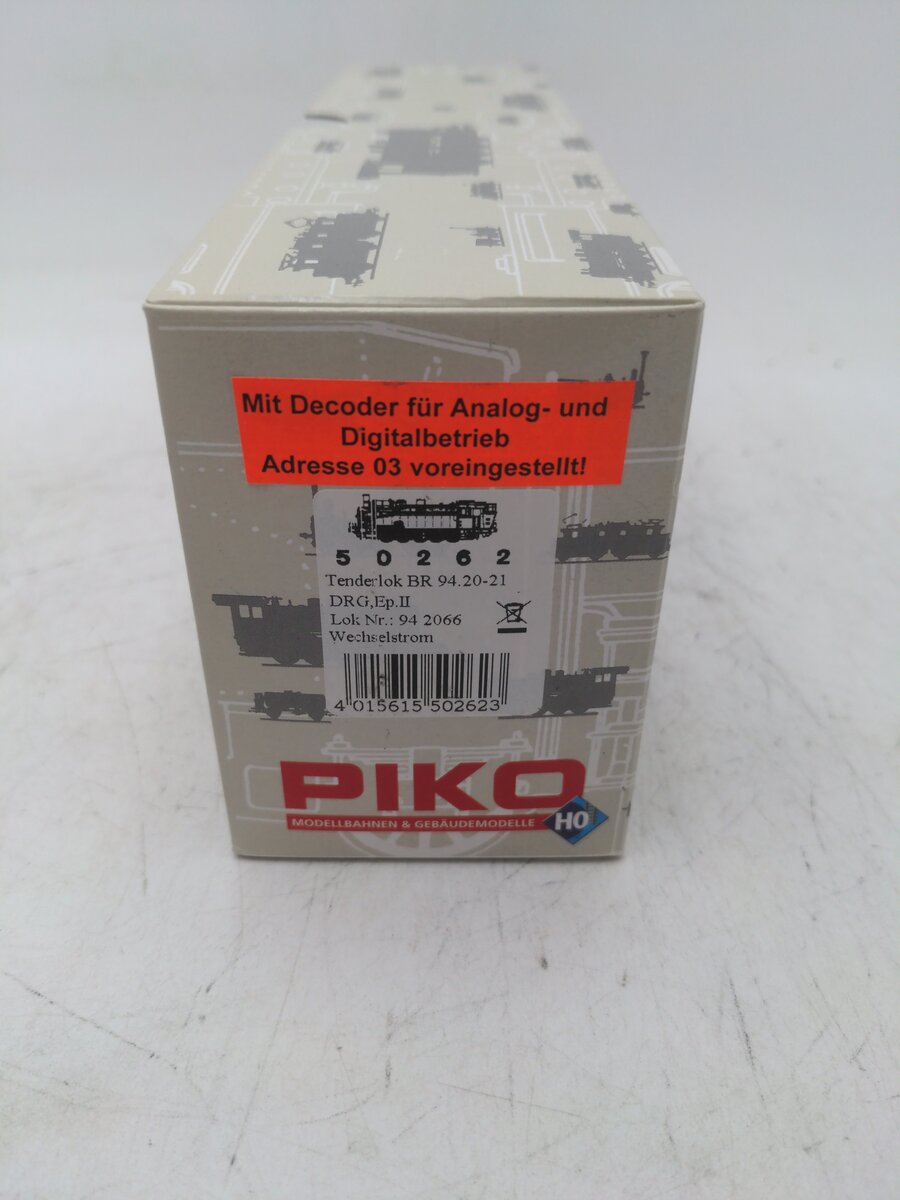 Piko 50262 HO German Imperial Railway (DR/GDR) Steam Locomotive EX/Box