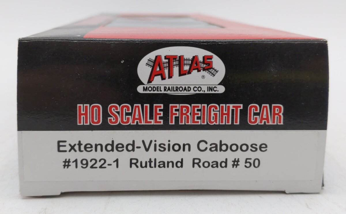 Atlas 1922-1 HO Scale Rutland Extended Vision Caboose #50 LN/Box