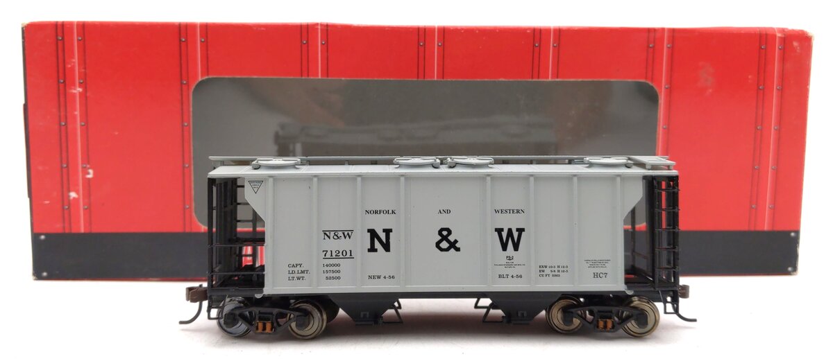 Atlas 1816 HO Scale Norfolk & Western PS-2 2-Bay Covered Hopper #71201