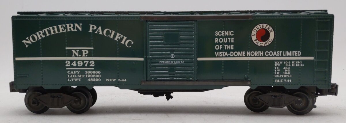 Williams 47015 O Gauge Northern Pacific 40 Ft. Boxcar #24972