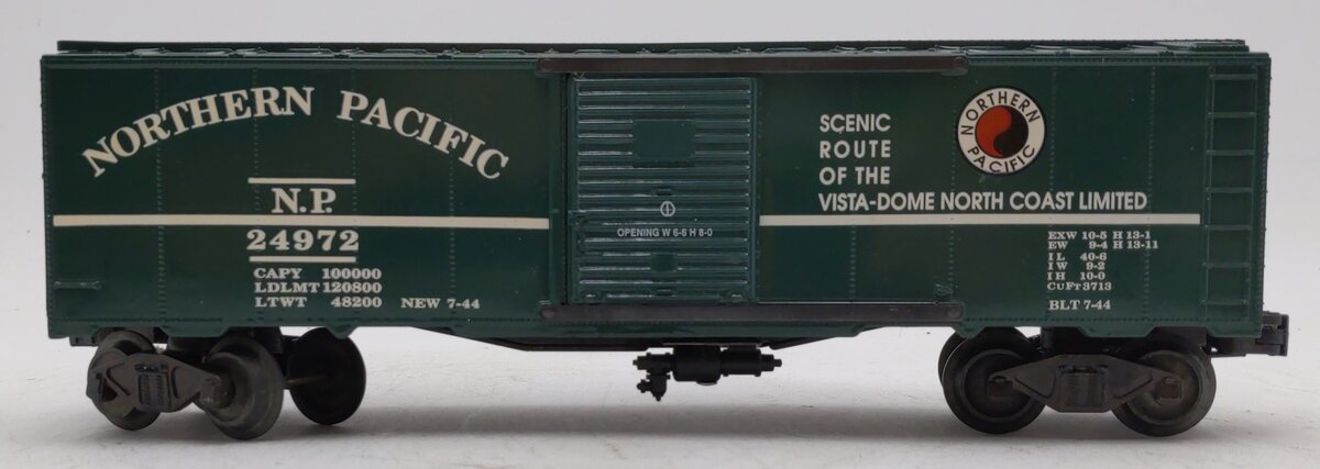 Williams 47015 O Gauge Northern Pacific 40 Ft. Boxcar #24972