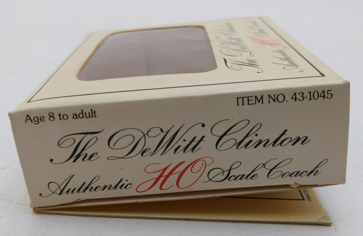 Bachmann 43-1045 HO Scale DeWitt Clinton Scale Coach Car LN/Box