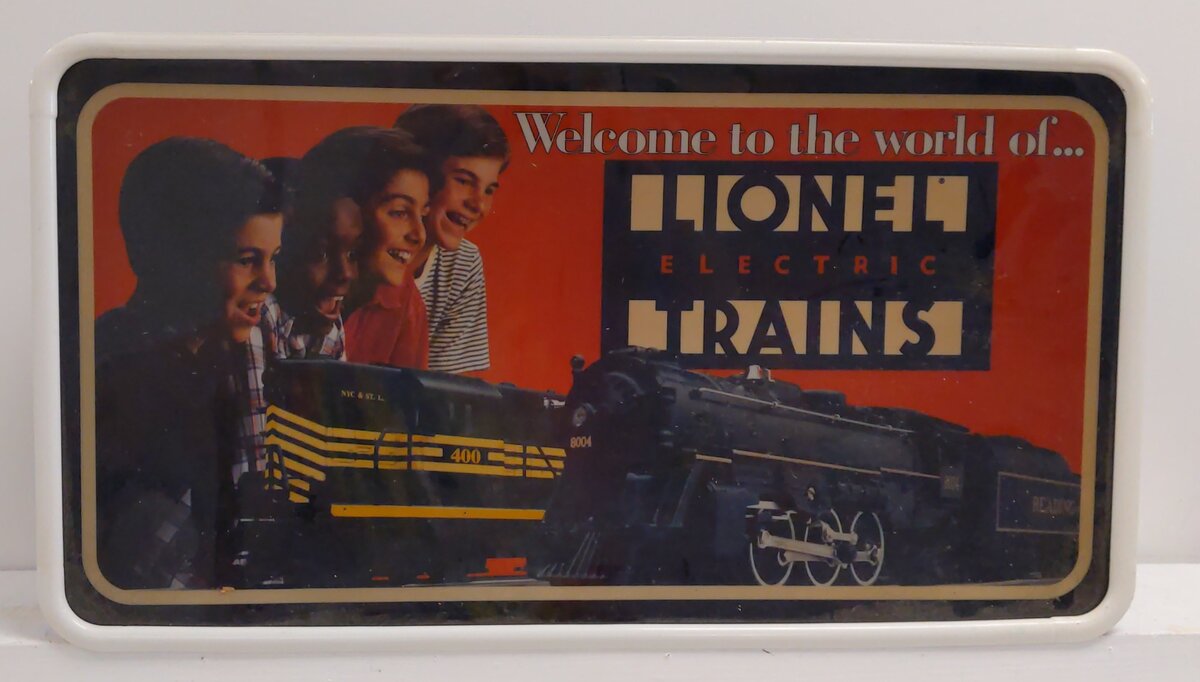 Lionel Dealer Lighted Train Sign EX