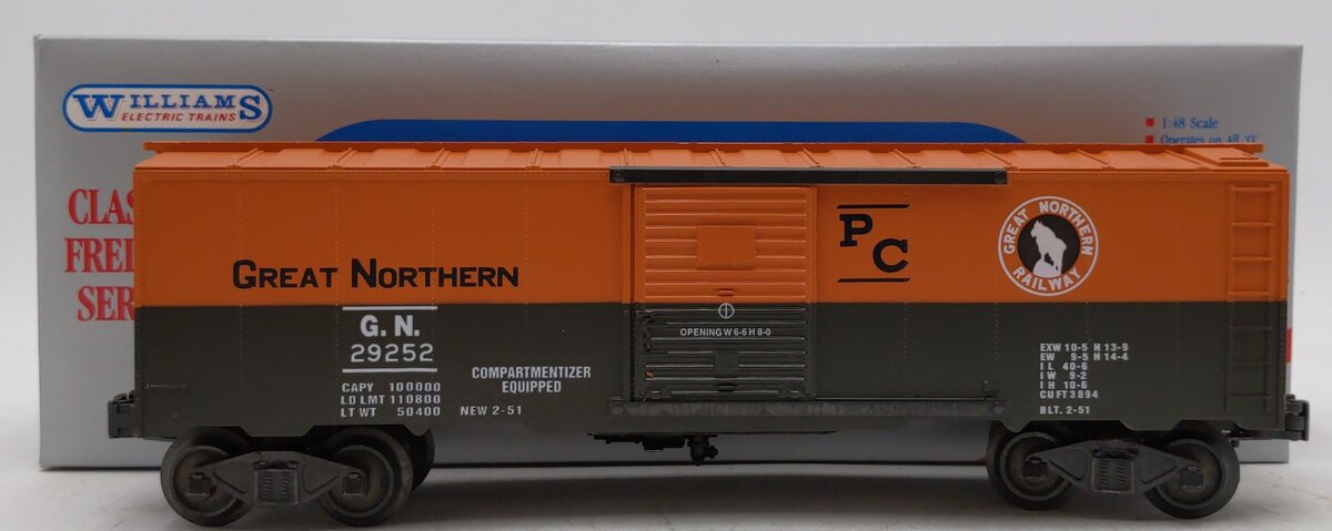 Williams WAL #5 Great Northern Boxcar #29252 LN/Box