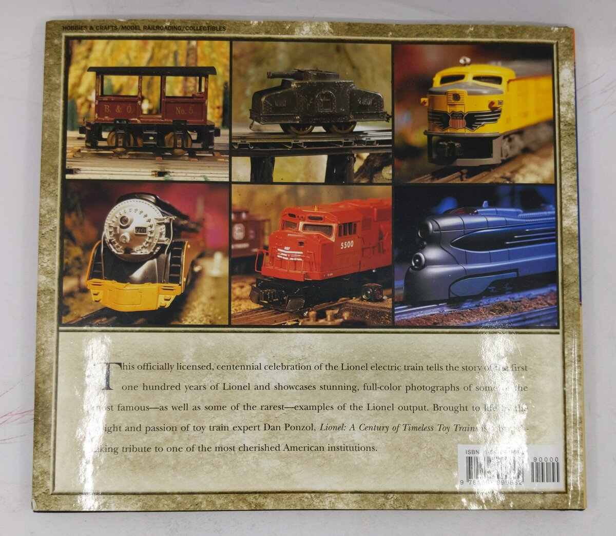 Lionel: A Century of Timeless Toy Trains Hardcover By Dan Ponzol, Bill Milnc VG