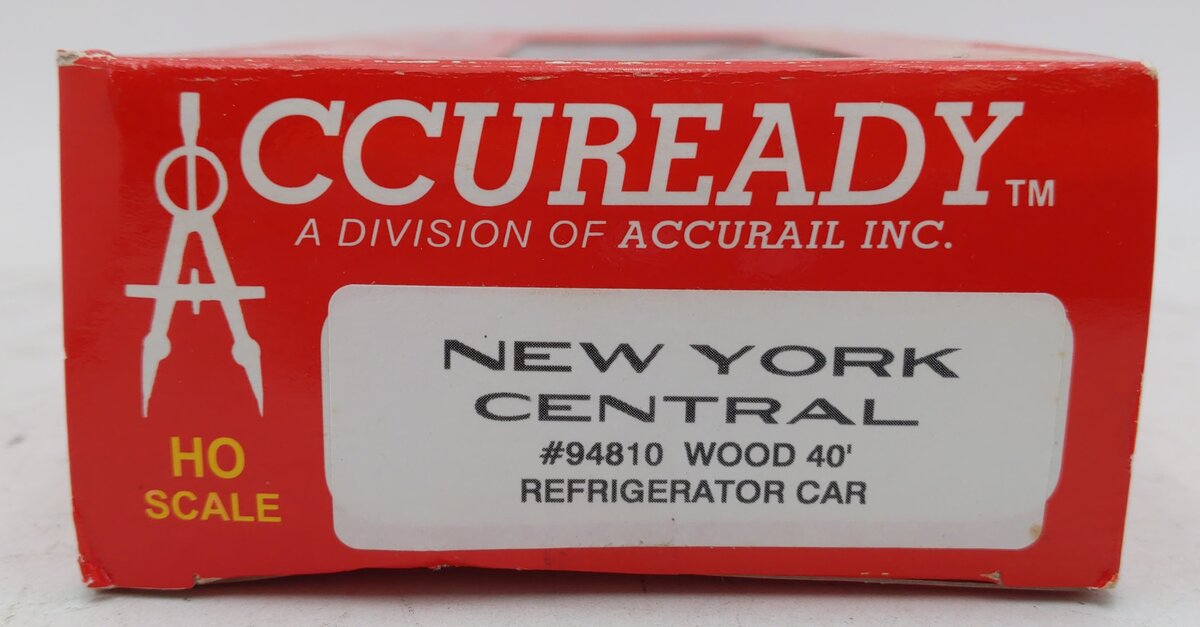 Accurail 94810 HO Scale NYC "Early Bird" 40' Wood Reefer Car #11485 MT/Box