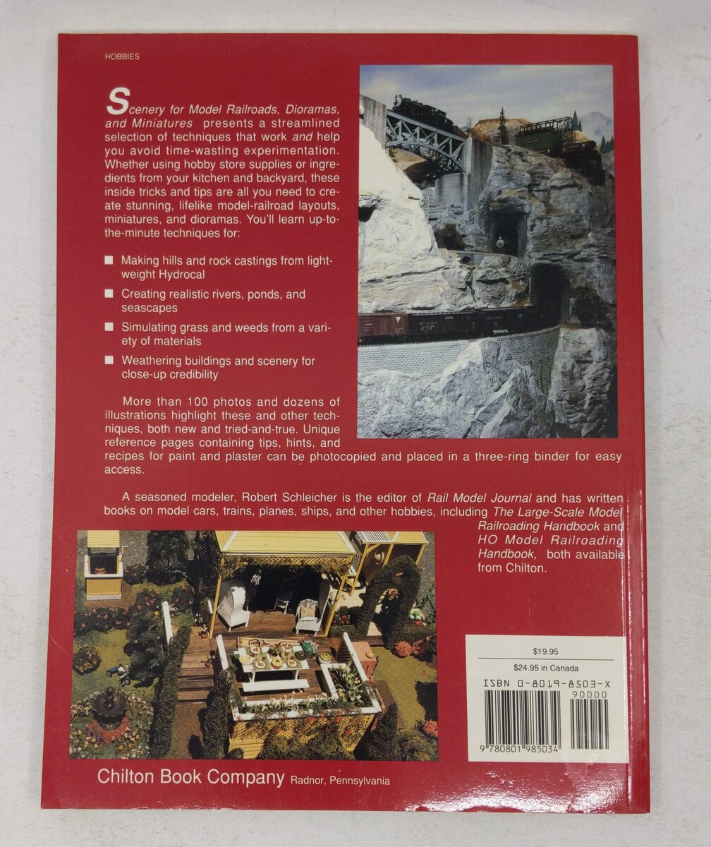 Scenery for Model Railroads, Dioramas, & Miniatures Paperback Book EX