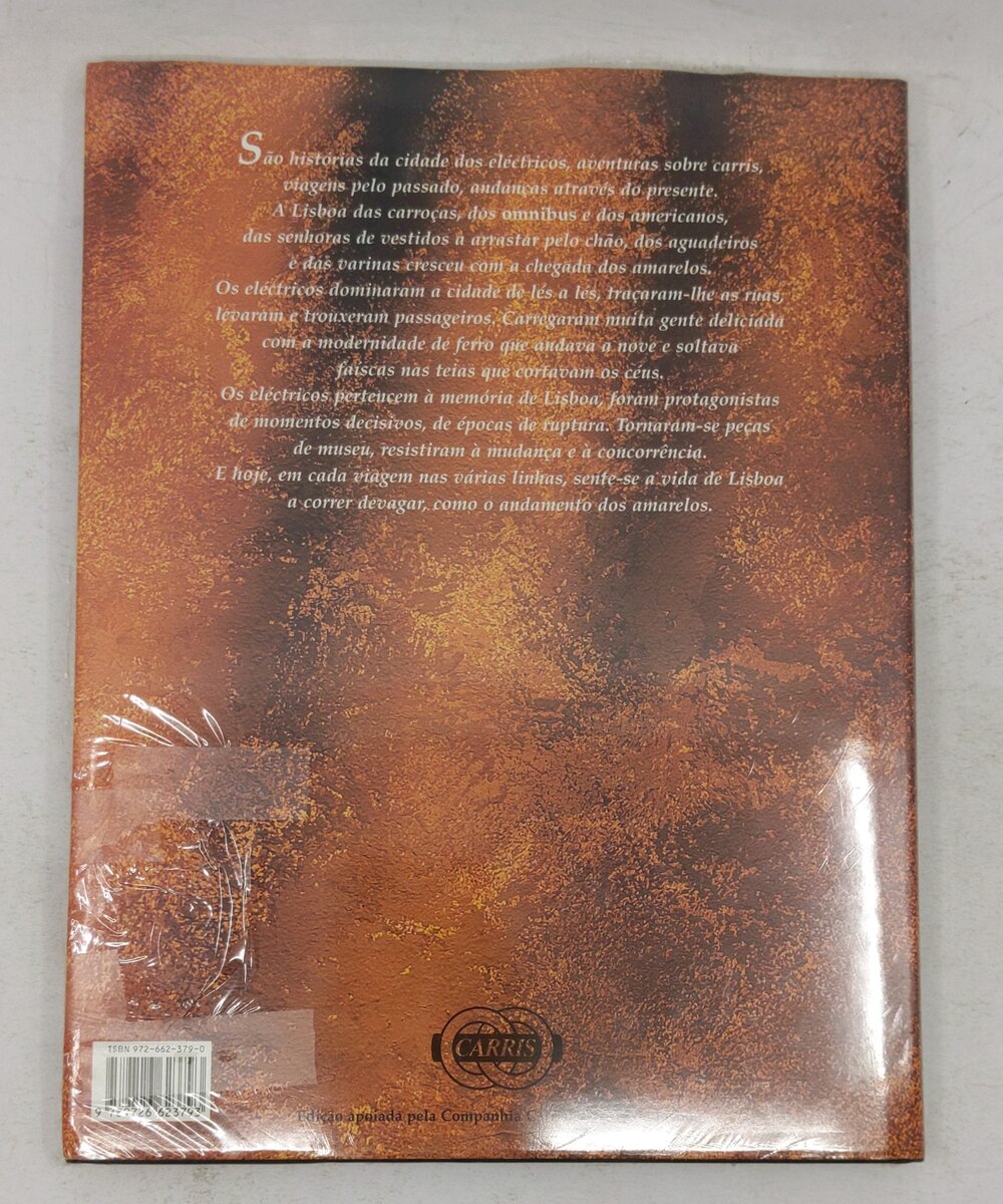 Electricos de Lisboa Hardcover Book By Cristina Ferreira Gomes MT