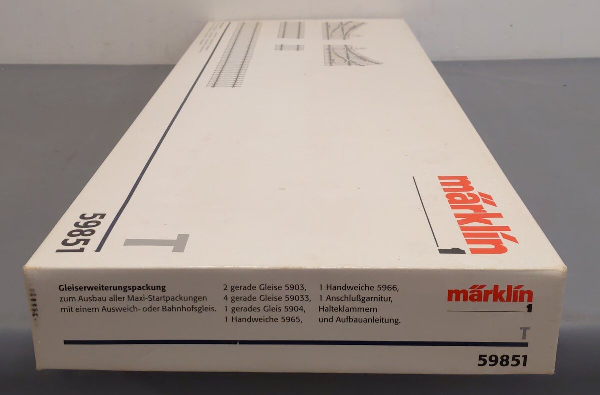 Marklin 59851 E Track Extension Set