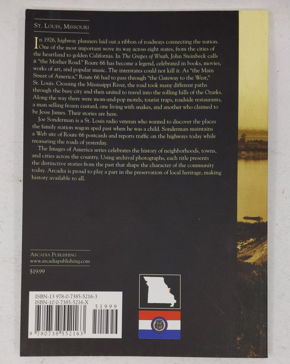 Route 66 in St. Louis Paperback Book By Joe Sonderman EX