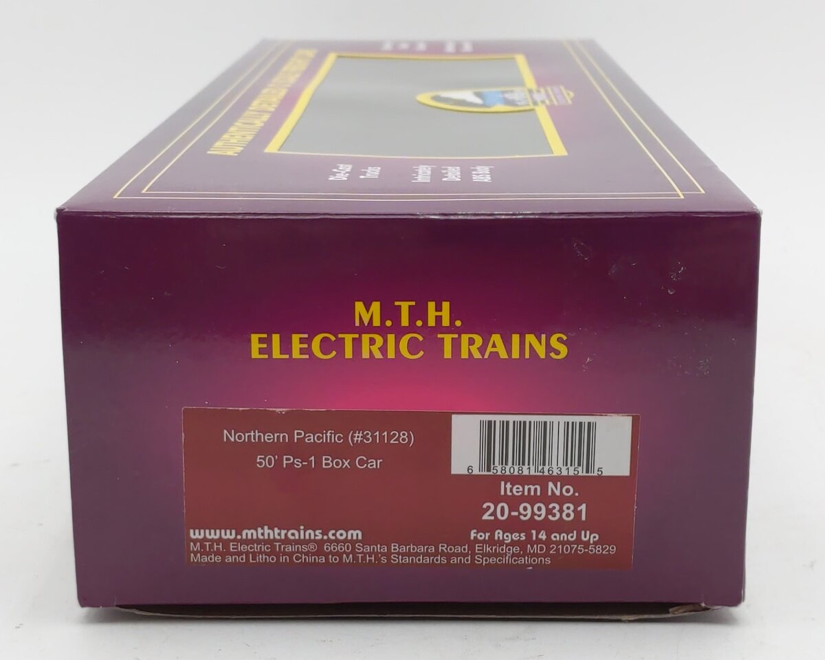 MTH 20-99381 O NP Premier 50’ Ps-1 Box Car with Youngstown Standard Door #31128