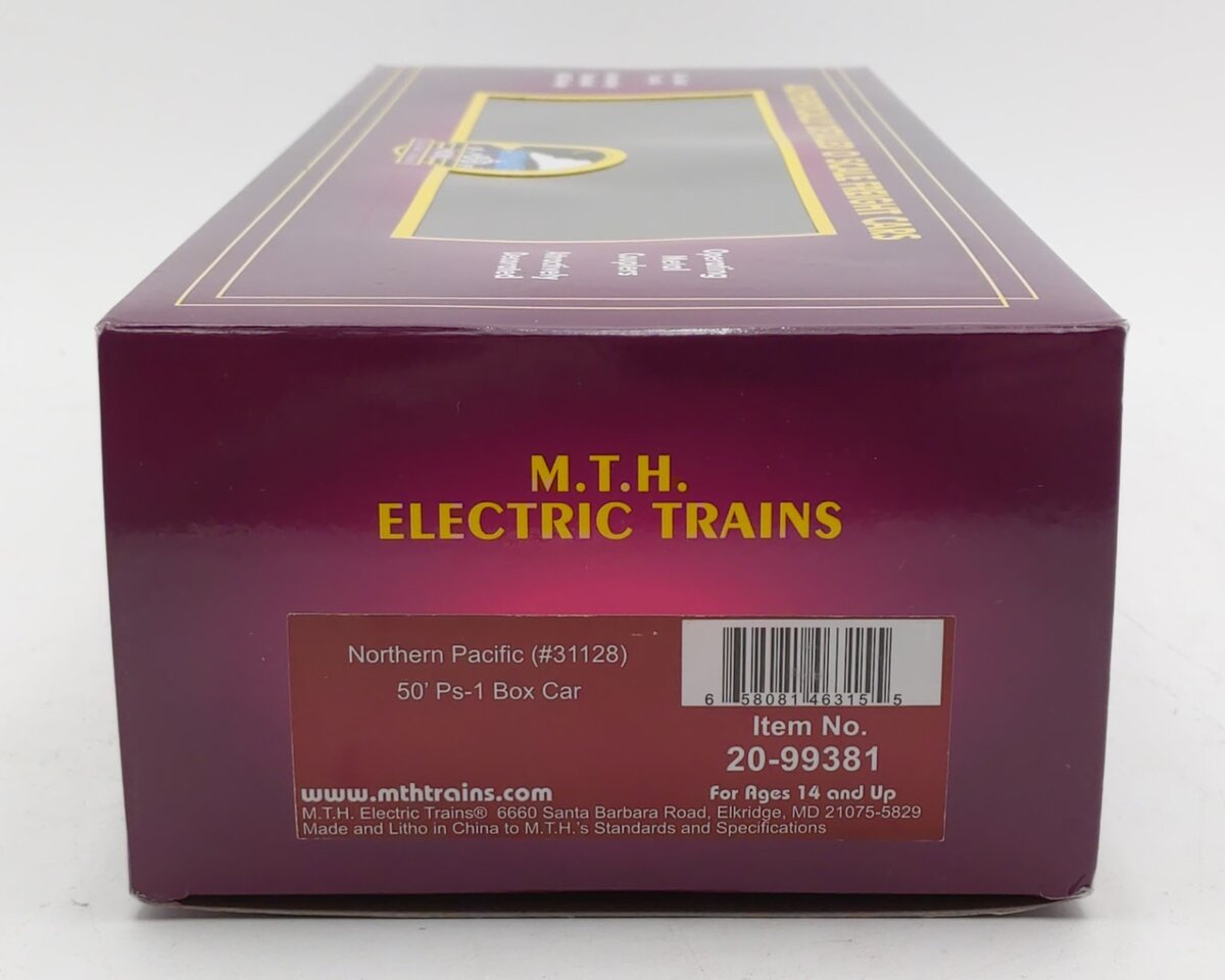 MTH 20-99381 O NP Premier 50’ Ps-1 Box Car with Youngstown Standard Door #31128