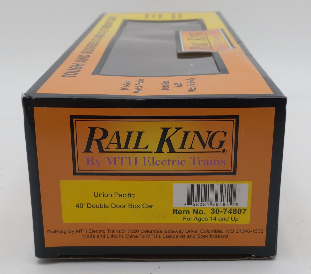 MTH 30-74807 O Union Pacific 40' Double Door Boxcar