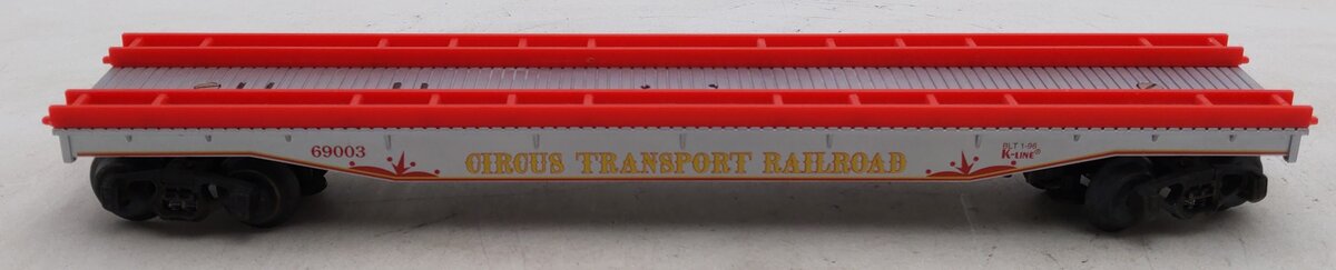 K-Line K69003 Circus Transport Railway Flatcar EX