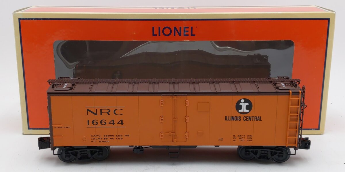 Lionel 6-17726 O Scale  Illinois Central Steel-Sided Reefer