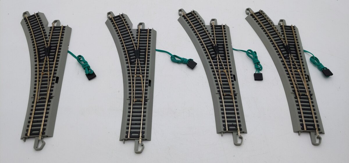 Bachmann H4561B-L HO Steel Alloy E-Z Track Left-Hand Switch 11" Turnout [4] LN