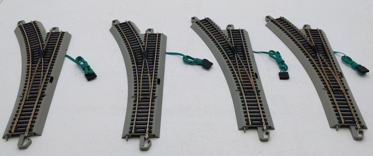 Bachmann H4561B-L HO Steel Alloy E-Z Track Left-Hand Switch 11" Turnout [4] LN