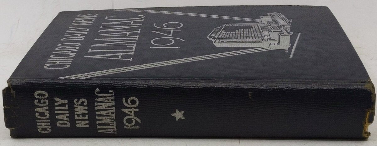 Chicago Daily News Almanac 1946 Hardcover Book By Charles L. Allen VG