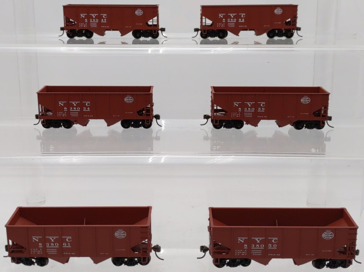 Accurail HO Scale New York Central Assorted Open Hoppers [6] VG