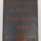 The Chicago Daily News Almanac and Year-Book for 1930 Hardcover Book VG