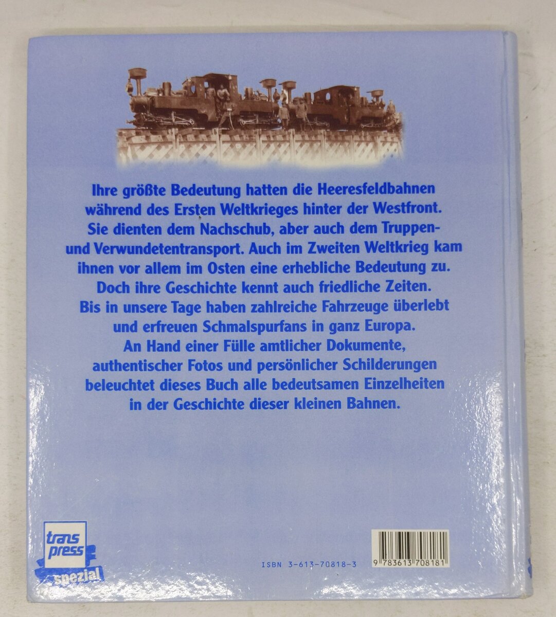 Heeresfeldbahnen Hardcover Book By Karl Sander, Walter Ess, Alfred B. Gottwald EX