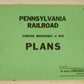 Pennsylvania Railroad Standard Maintenance of Way Plans Spiral-bound Book VG