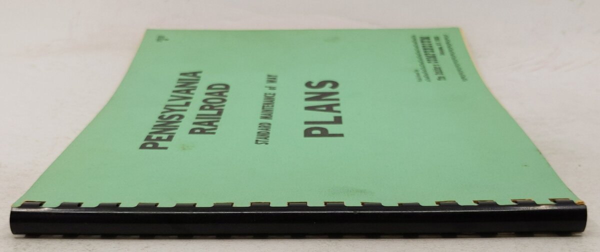 Pennsylvania Railroad Standard Maintenance of Way Plans Spiral-bound Book VG
