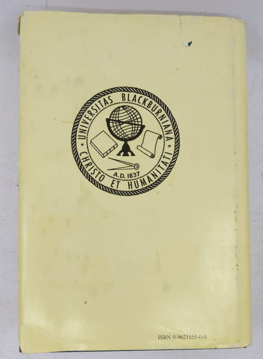 Blackburn College, 1837-1987 Hardcover Book By Glenn L McConagha