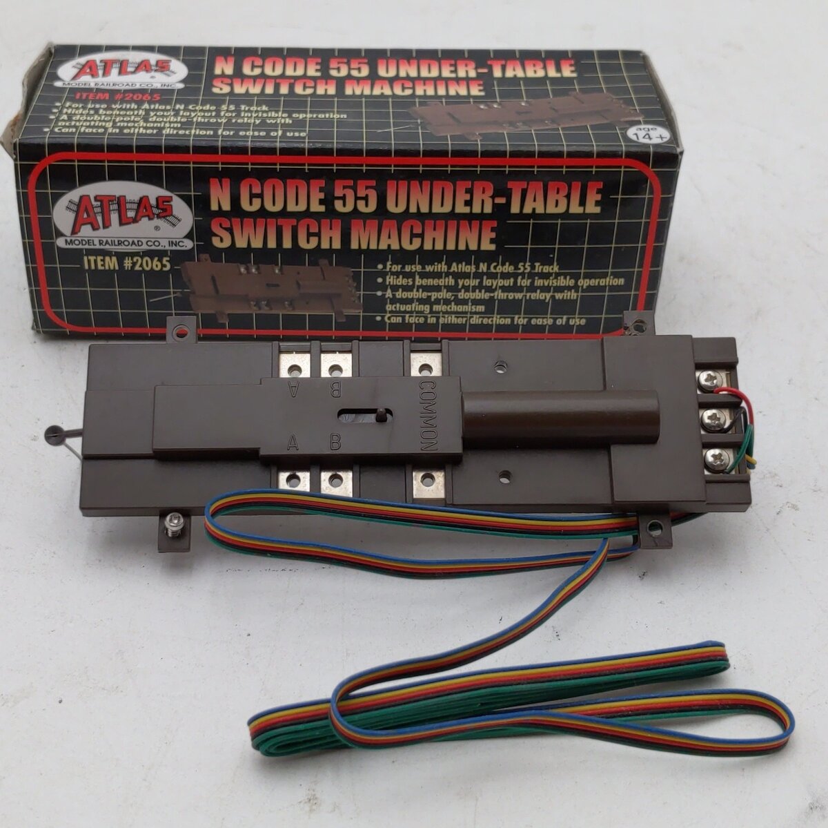 Atlas 2065 N Code 55 Under Table Switch Machine with Built-In Relay