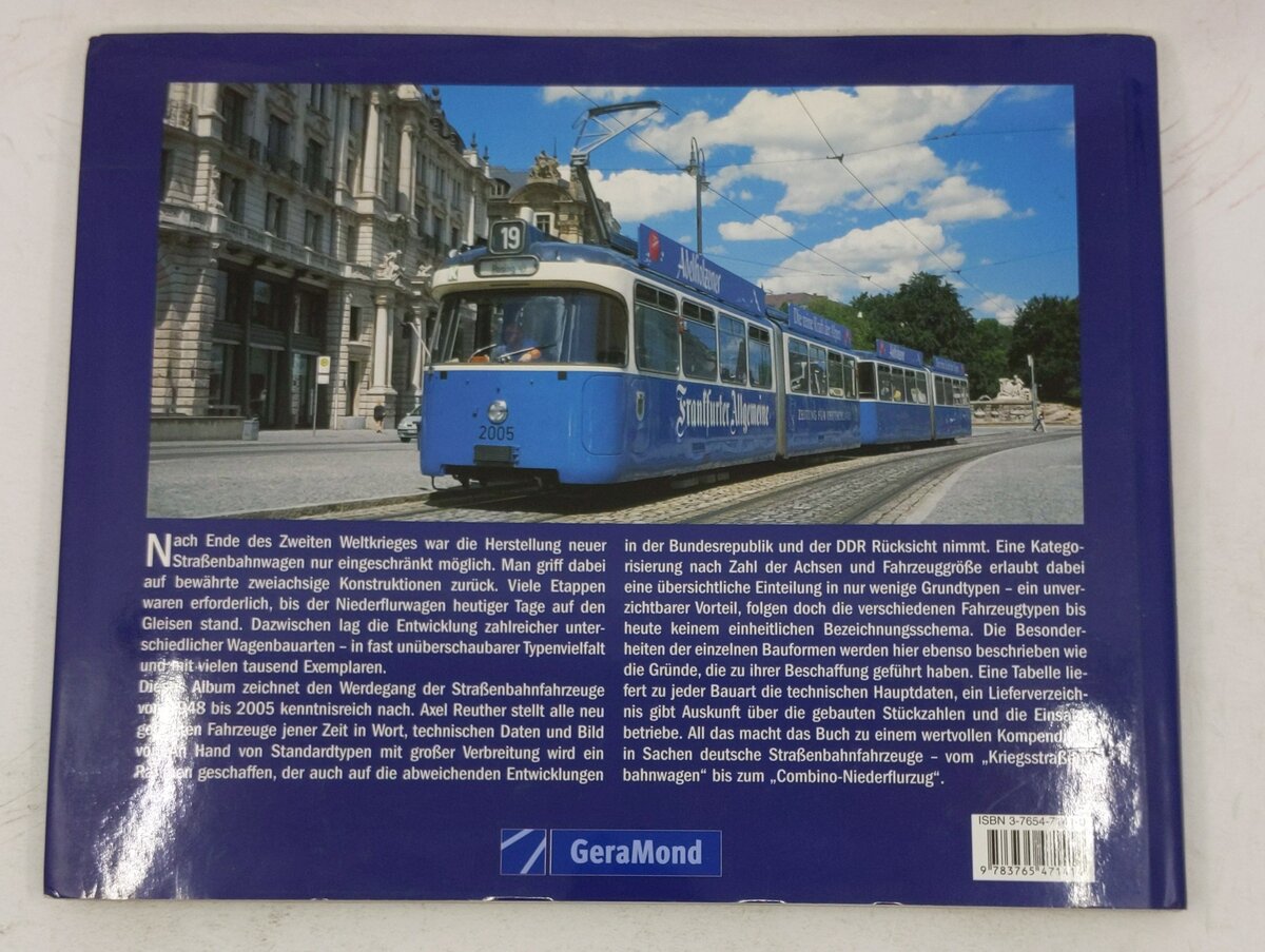 Album der deutschen Strassenbahn- und Stadtbahnfahrzeuge Hardcover Book EX