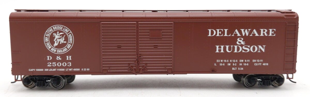 Bowser 41616 HO Delaware & Hudson X32 Boxcar #25003