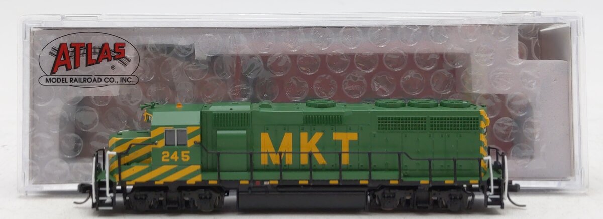 Atlas 40005260 N MKT GP-40 Diesel Locomotive with Ditch Lights #245