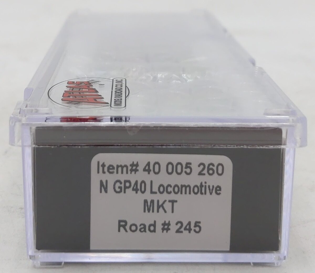 Atlas 40005260 N MKT GP-40 Diesel Locomotive with Ditch Lights #245 LN/Box