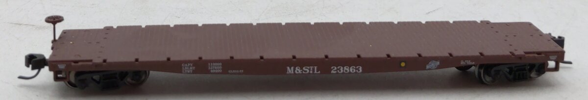 Atlas 50005164 N Minneapolis & St. Louis 53' 6" Flat Car #23882
