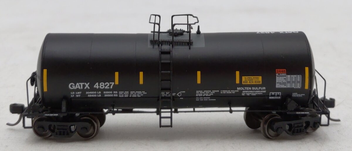 Atlas 50006444 N Scale GATX Corporation 17,600 Gallon Corn Syrup Tank Car #4827