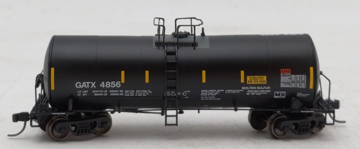Atlas 50006445 N Scale GATX Corporation 17,600 Gallon Corn Syrup Tank Car #4856